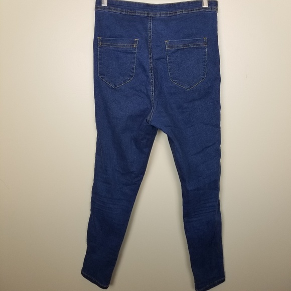 ASOS high waisted dark wash jeggings size 28 - Picture 5 of 6